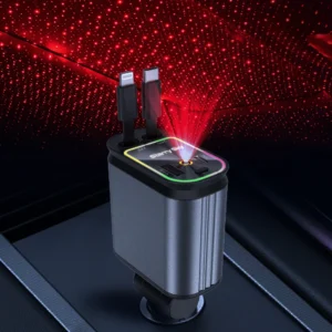 4 in 1 Upgraded Retractable Car Charger