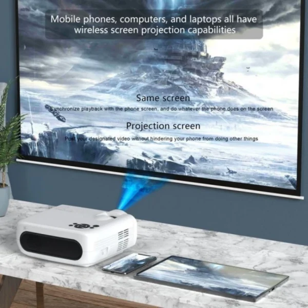 Portable Mini LED Projector - Chi South Electronics
