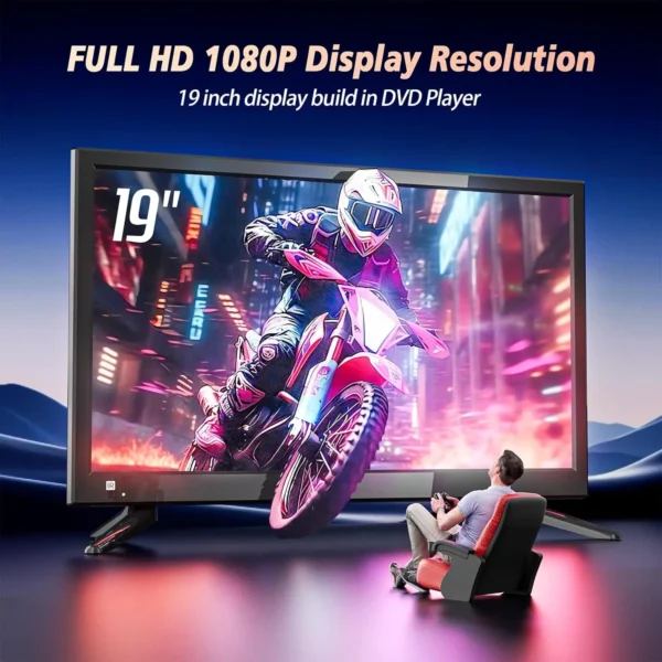 19 INCH LCD TV with DVD Player - Chi South Electronics